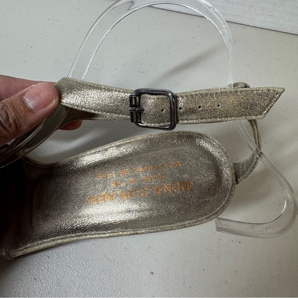 Vintage Donald J Pliner Slingback Y2K 90s Women's Open Toe Heels Size 7 - Picture 16 of 16